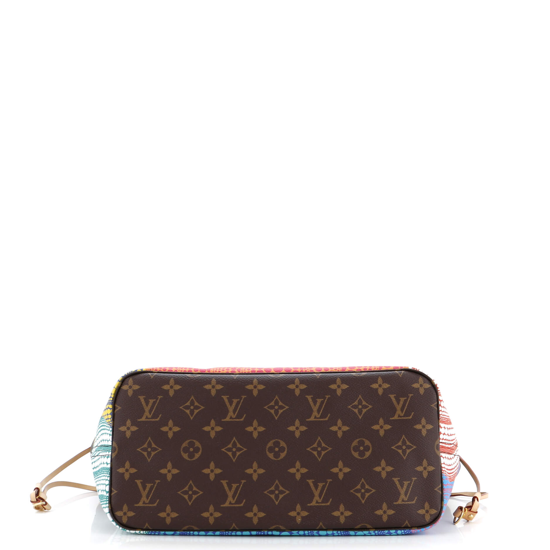 Louis Vuitton Neverfull NM Tote Yayoi Kusama Pumpkins Monogram Canvas MM