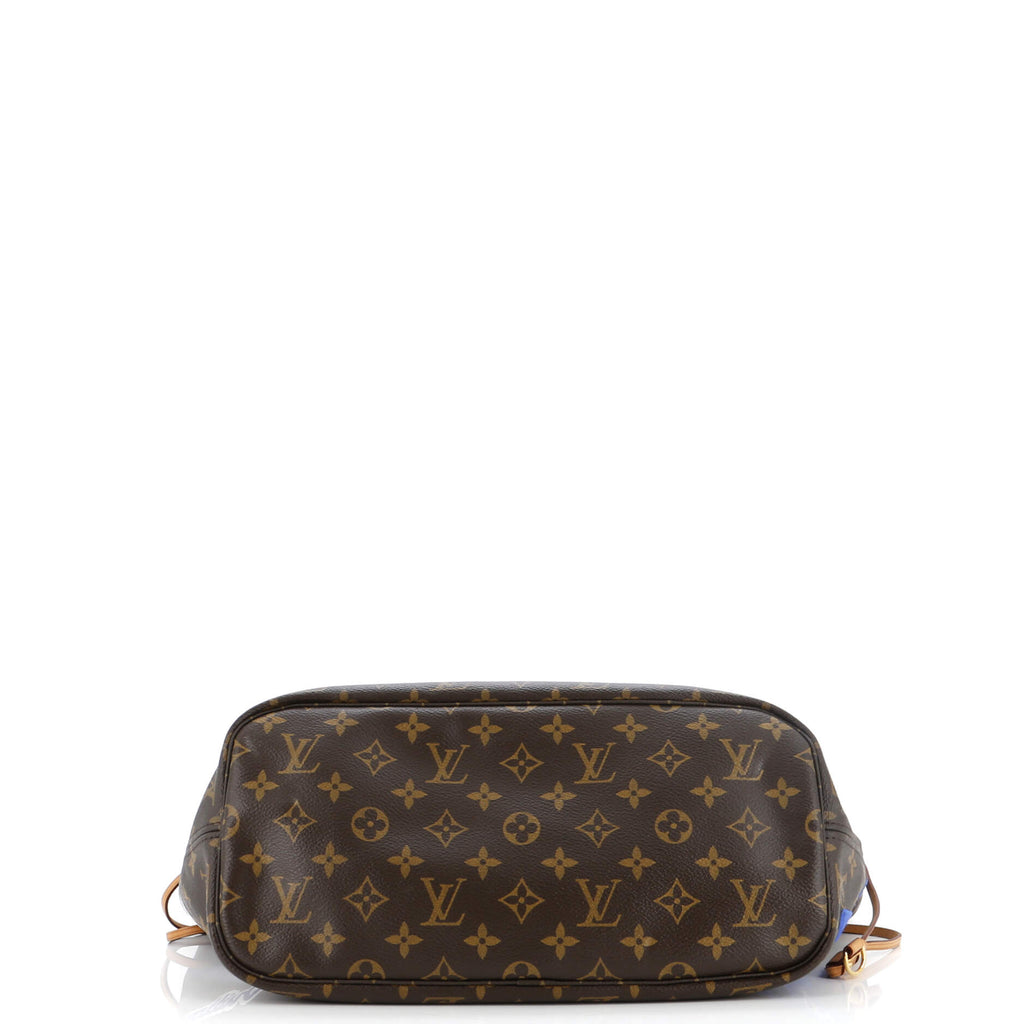 Louis Vuitton Neverfull NM Tote Limited Edition Patches Monogram Canvas MM