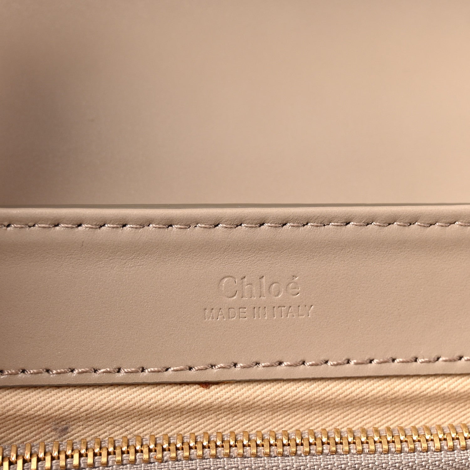 Shiny Calfskin Suede Small C Double Carry Bag Motty Grey