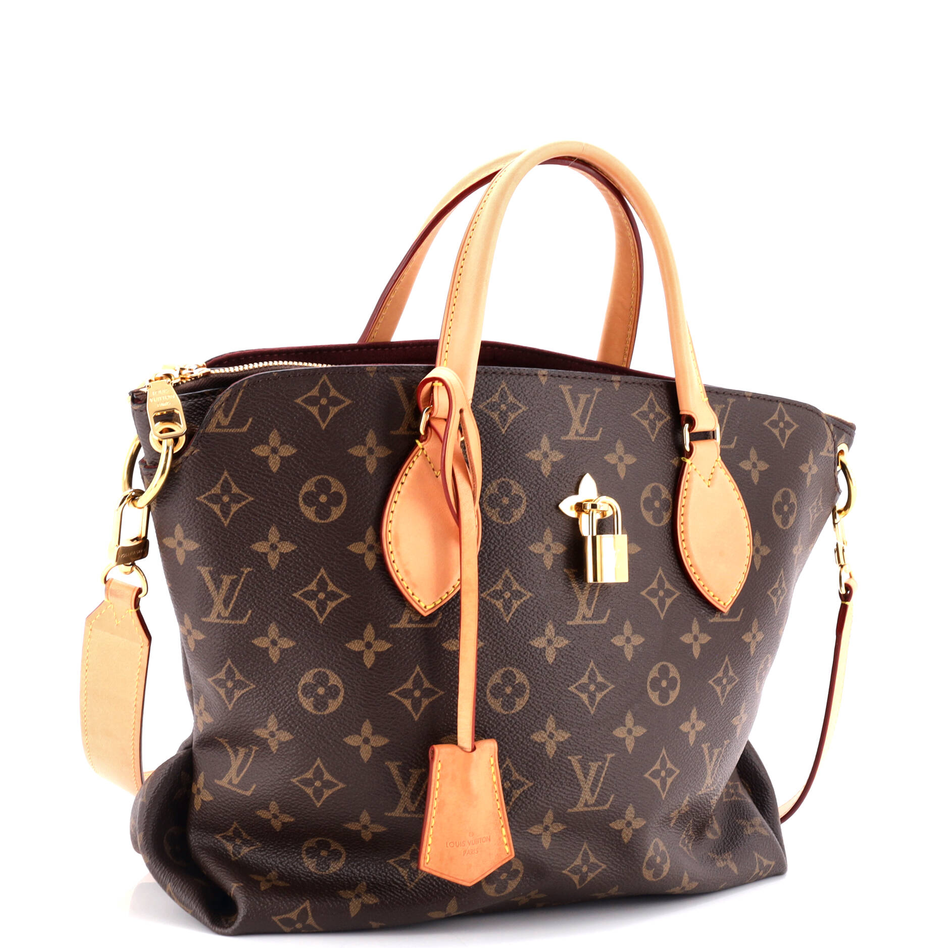 Louis Vuitton Flower Zipped Tote Monogram Canvas MM