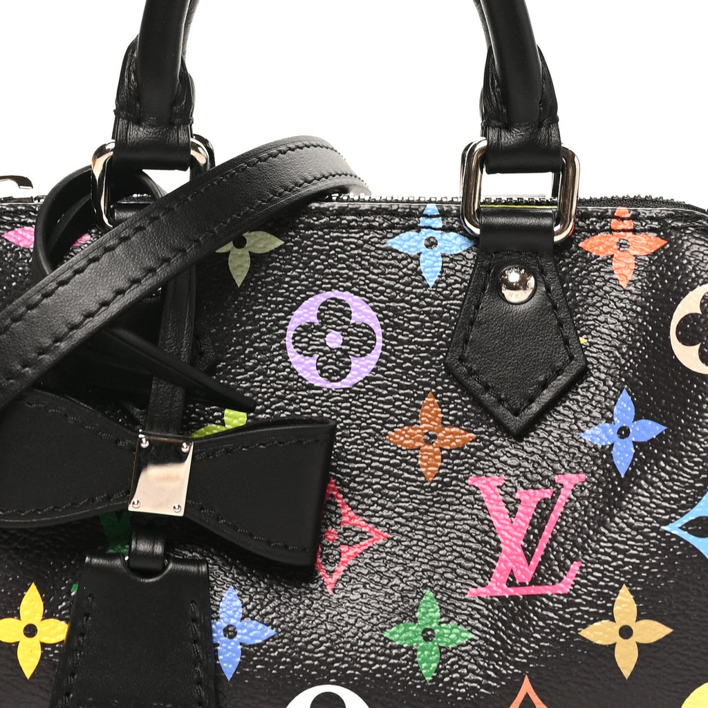 LV X TM Monogram Multicolor Nano Speedy Black