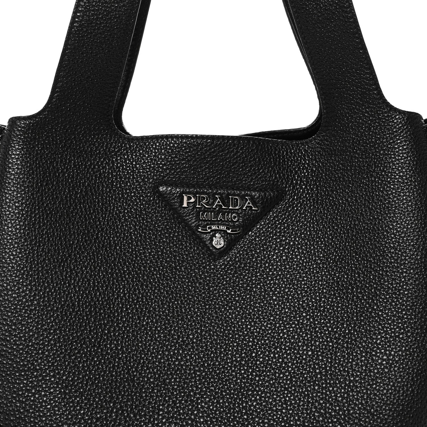 Vitello Daino Soft Large Dynamique Tote Black
