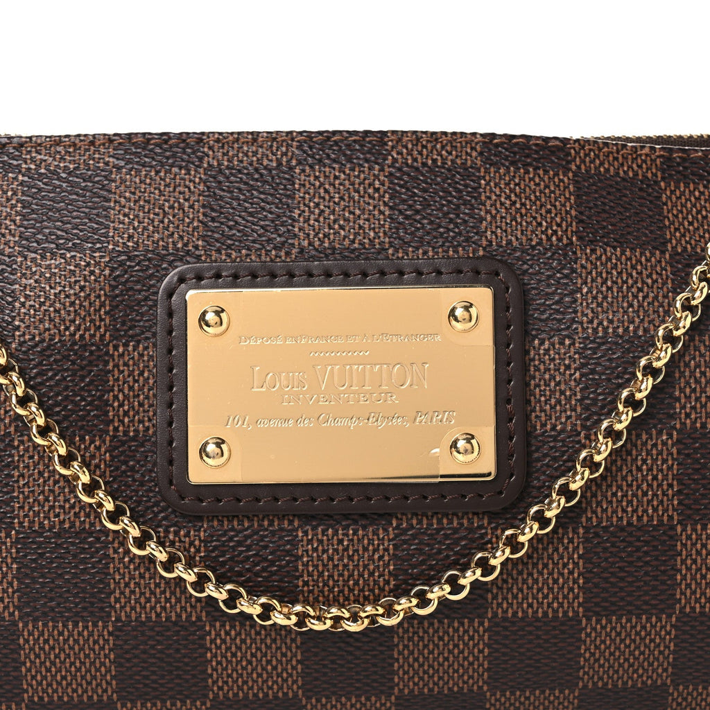 Damier Ebene Eva Clutch