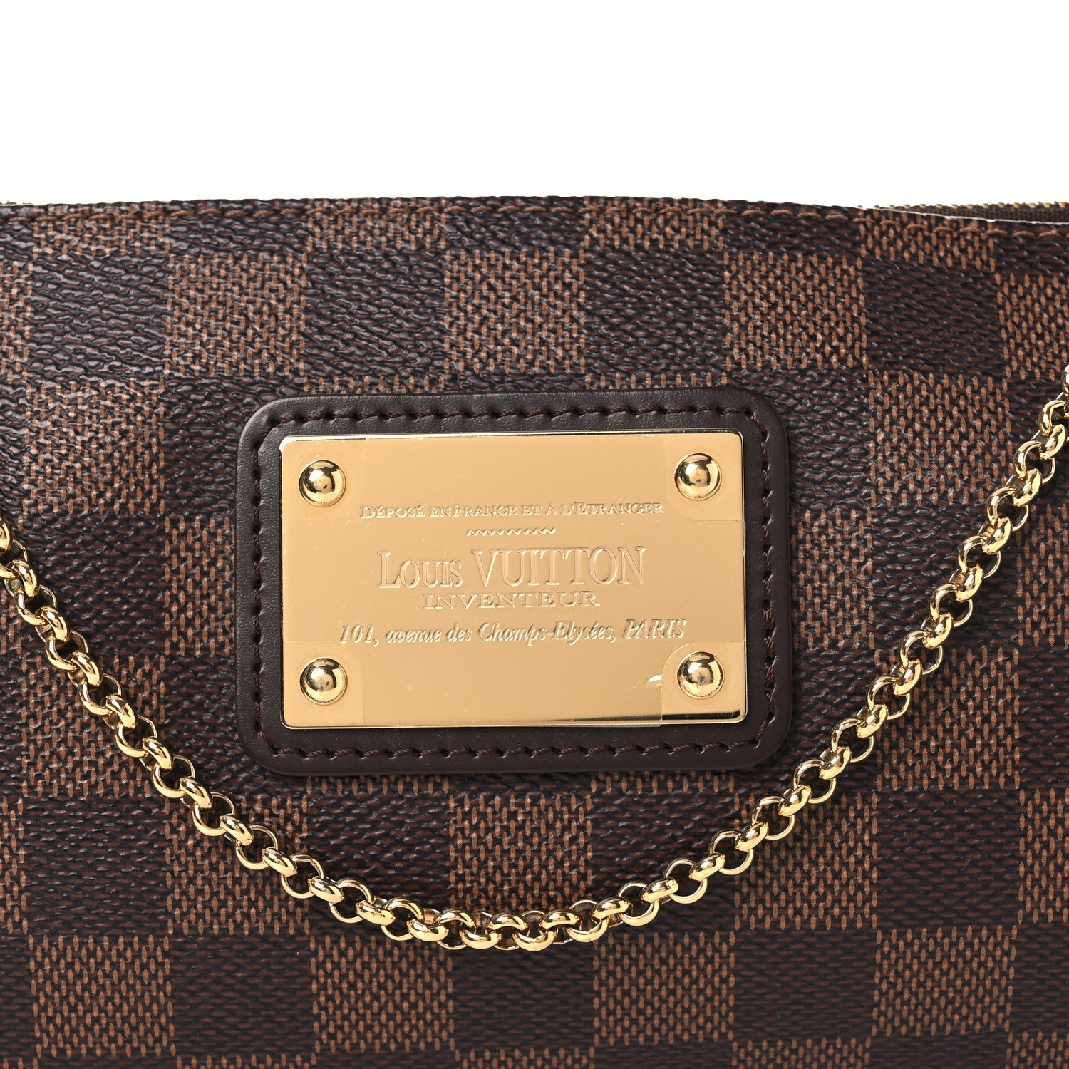 Damier Ebene Eva Clutch