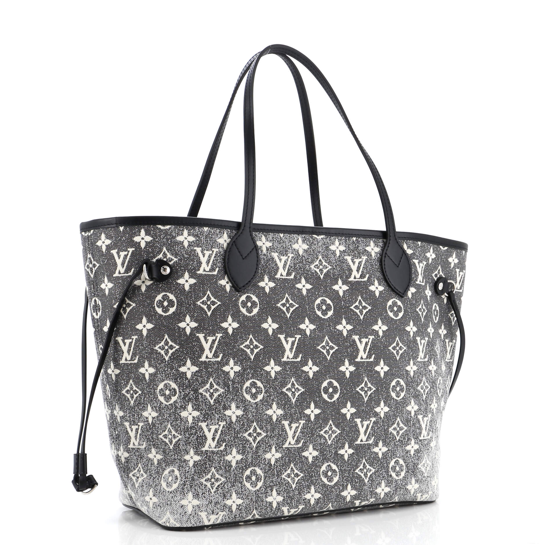 Louis Vuitton Neverfull NM Tote Monogram Jacquard Denim MM
