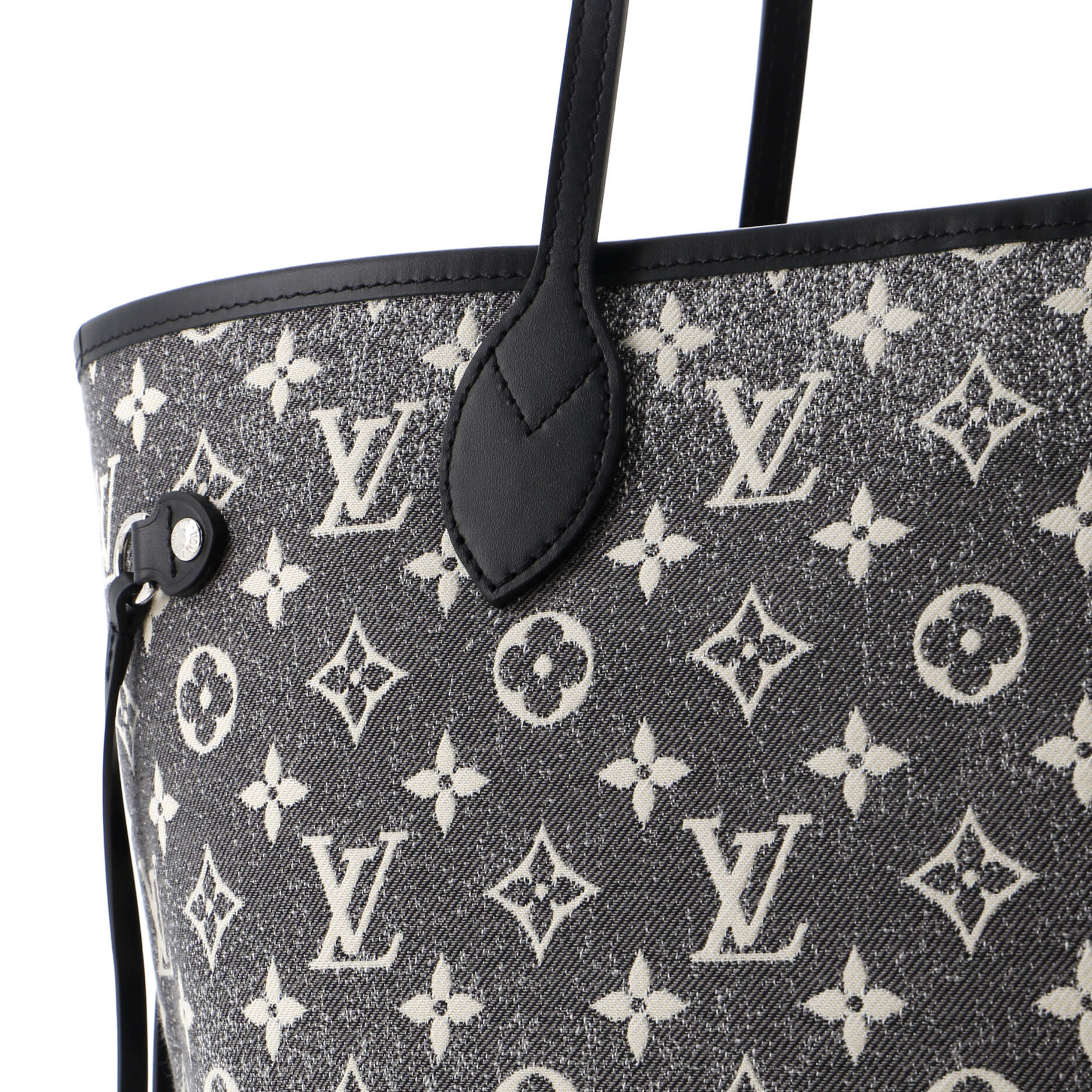 Louis Vuitton Neverfull NM Tote Monogram Jacquard Denim MM