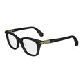 Salvatore Ferragamo Eyeglasses Square Full Rim, Shiny Black Frame and Clear Demo Lens Lens SF2973001