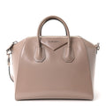 Shiny Lord Calfskin Medium Antigona Taupe