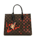 Louis Vuitton OnTheGo Tote Limited Edition Fall in Love Monogram Canvas MM
