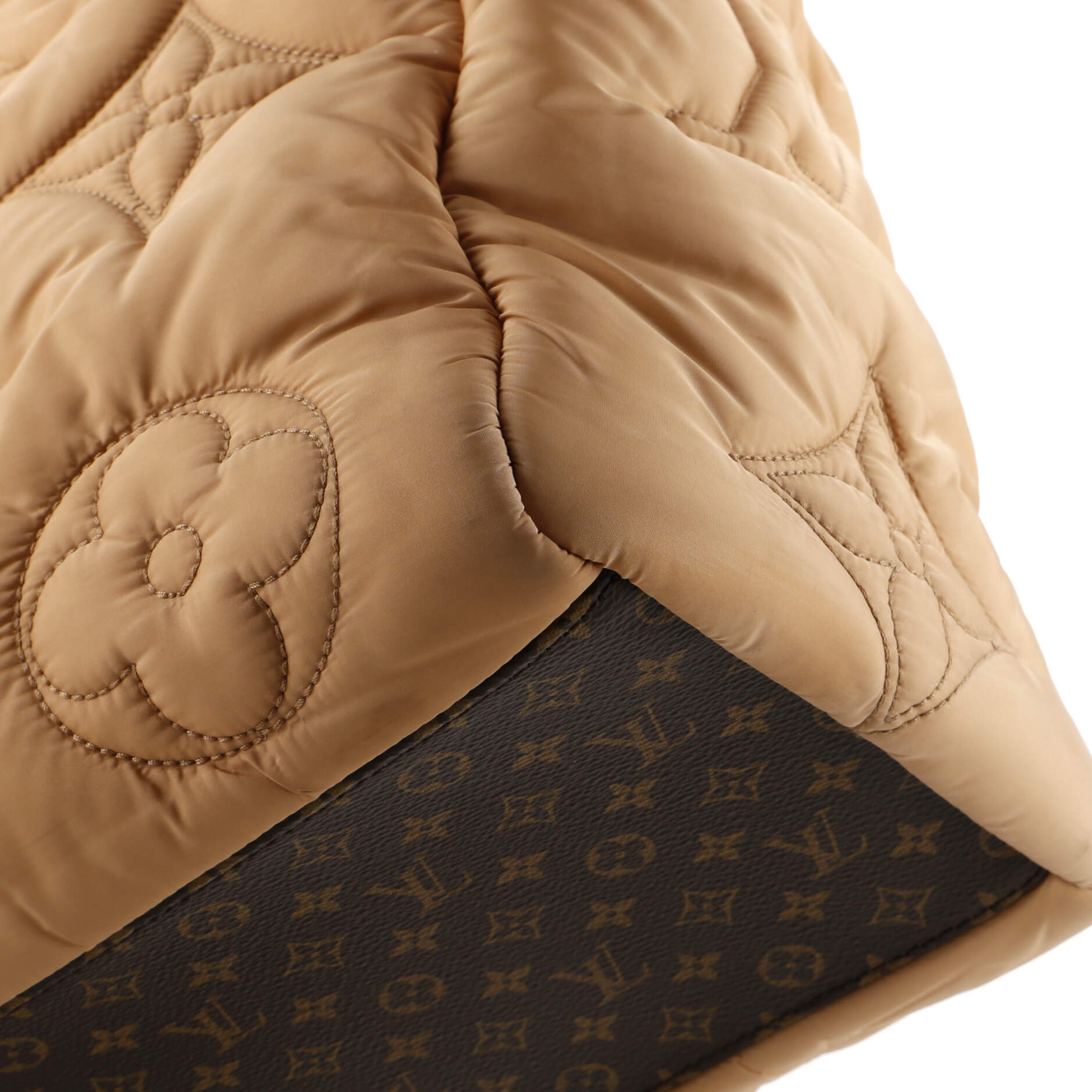 Louis Vuitton Pillow OnTheGo Tote Monogram Quilted Econyl Nylon GM