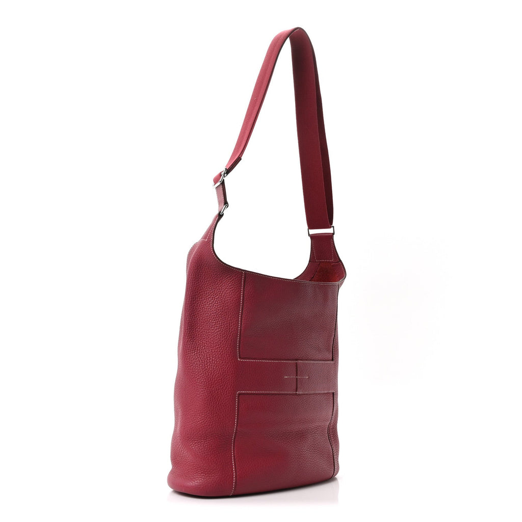 Taurillon Clemence Sac Good News GM Rubis