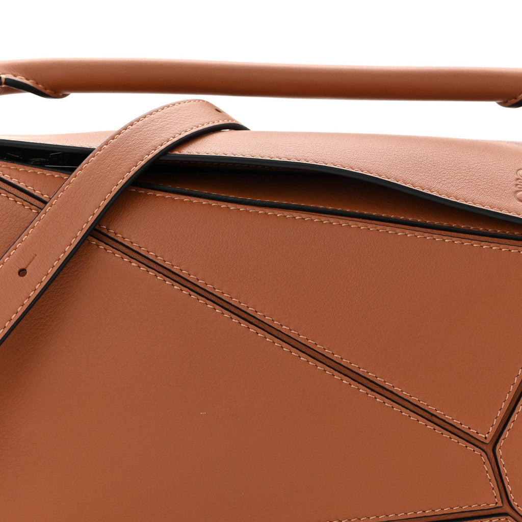 Calfskin Small Puzzle Bag Tan