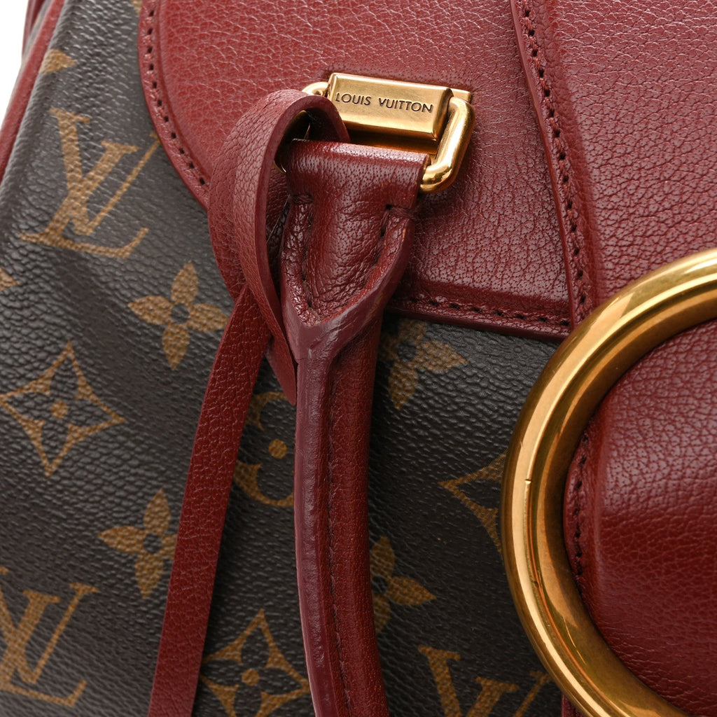 Monogram Golden Arrow Speedy Burgundy