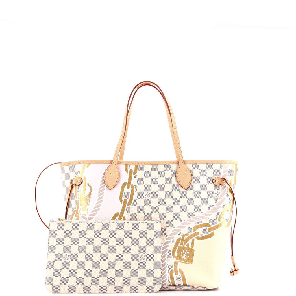 Louis Vuitton Neverfull NM Tote Limited Edition Nautical Damier MM