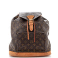Louis Vuitton Vintage Montsouris Backpack Monogram Canvas GM