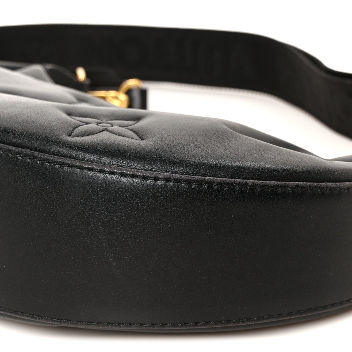 Calfskin Bubblegram Over The Moon Black