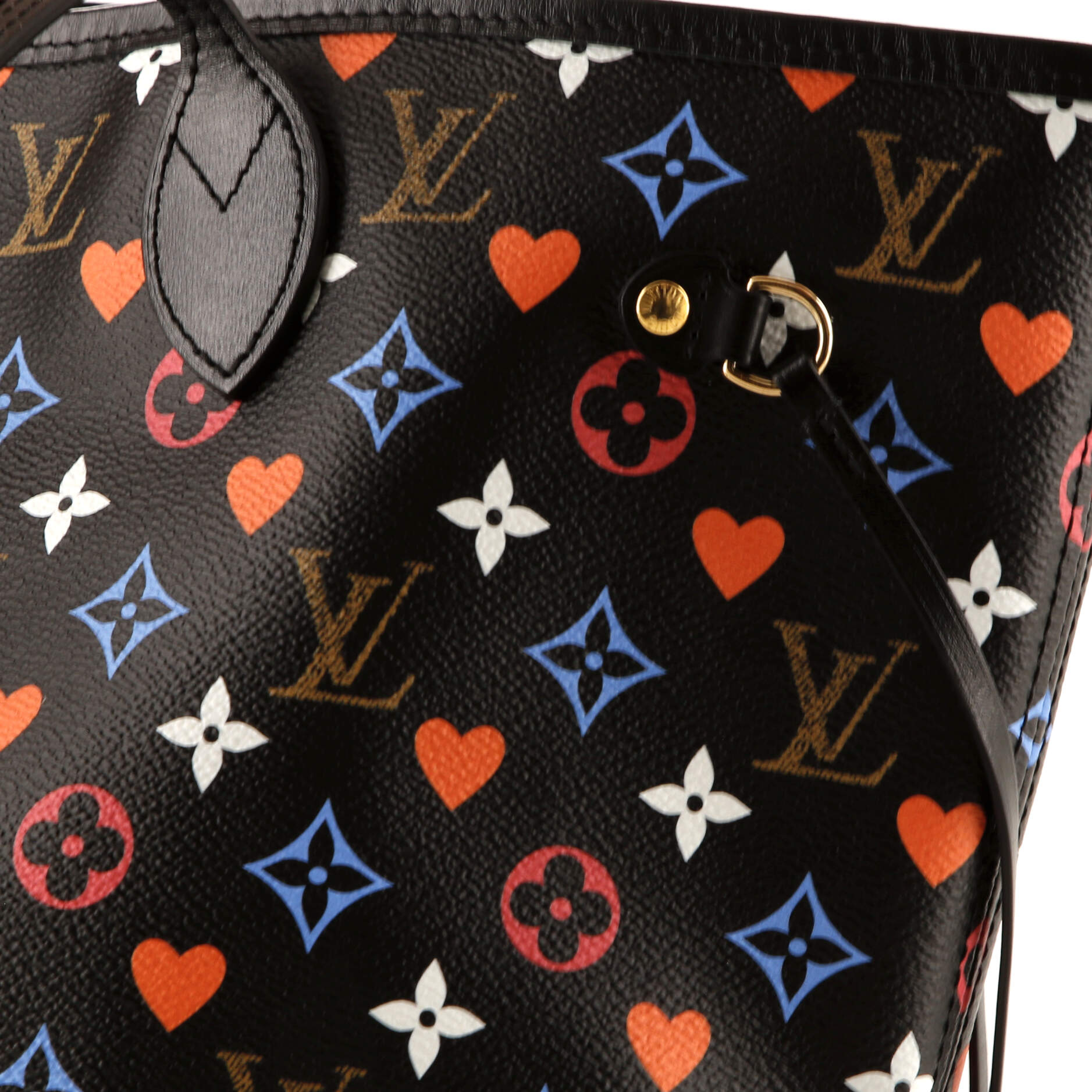 Louis Vuitton Neverfull NM Tote Limited Edition Game On Multicolor Monogram MM