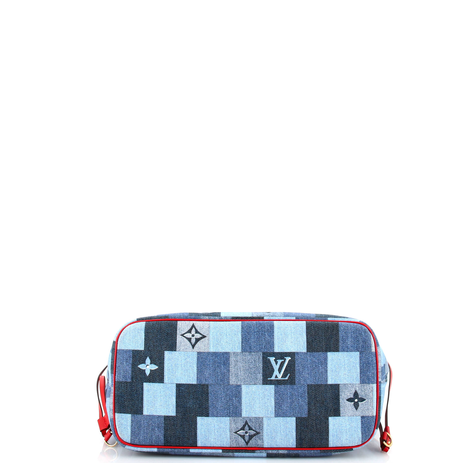Louis Vuitton Neverfull Tote Damier and Monogram Patchwork Denim MM
