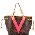 Louis Vuitton Neverfull NM Tote Limited Edition Cities V Monogram Canvas MM