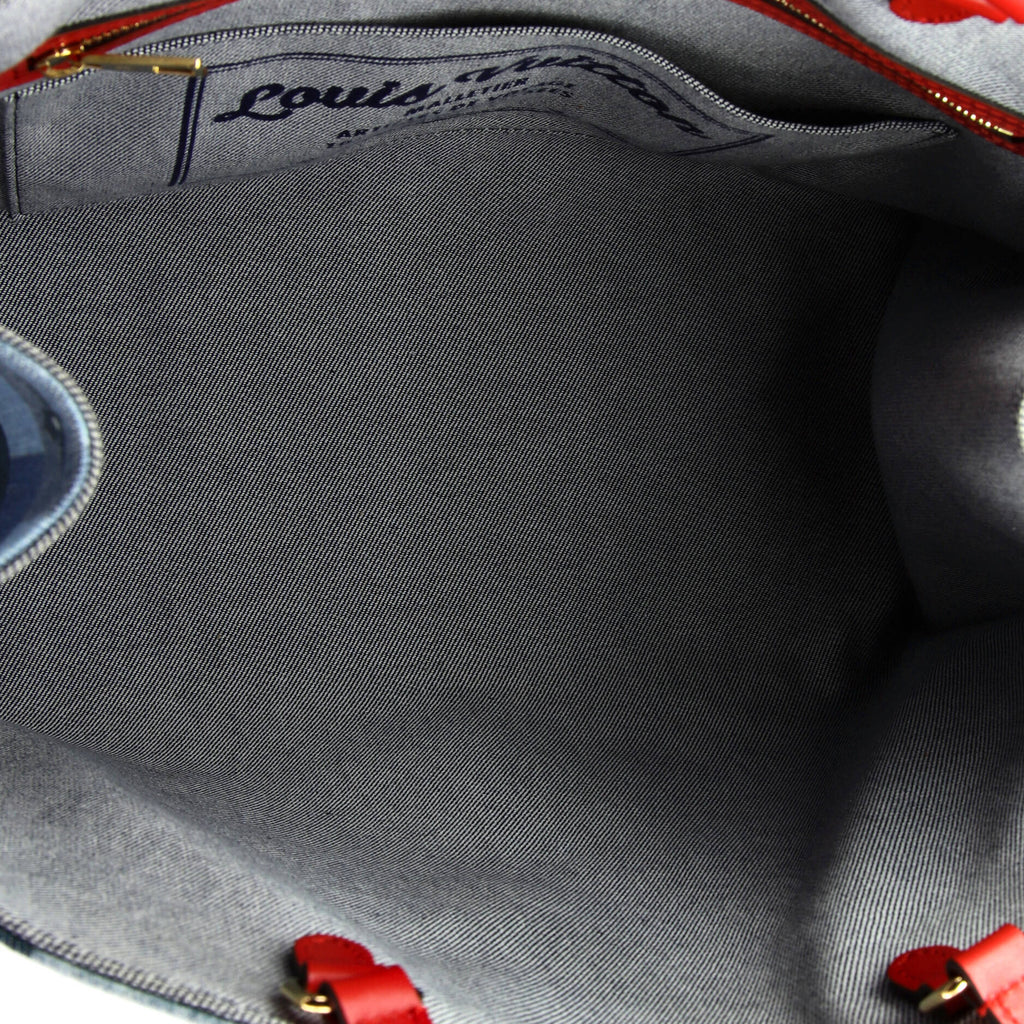 Louis Vuitton OnTheGo Tote Damier and Monogram Patchwork Denim GM