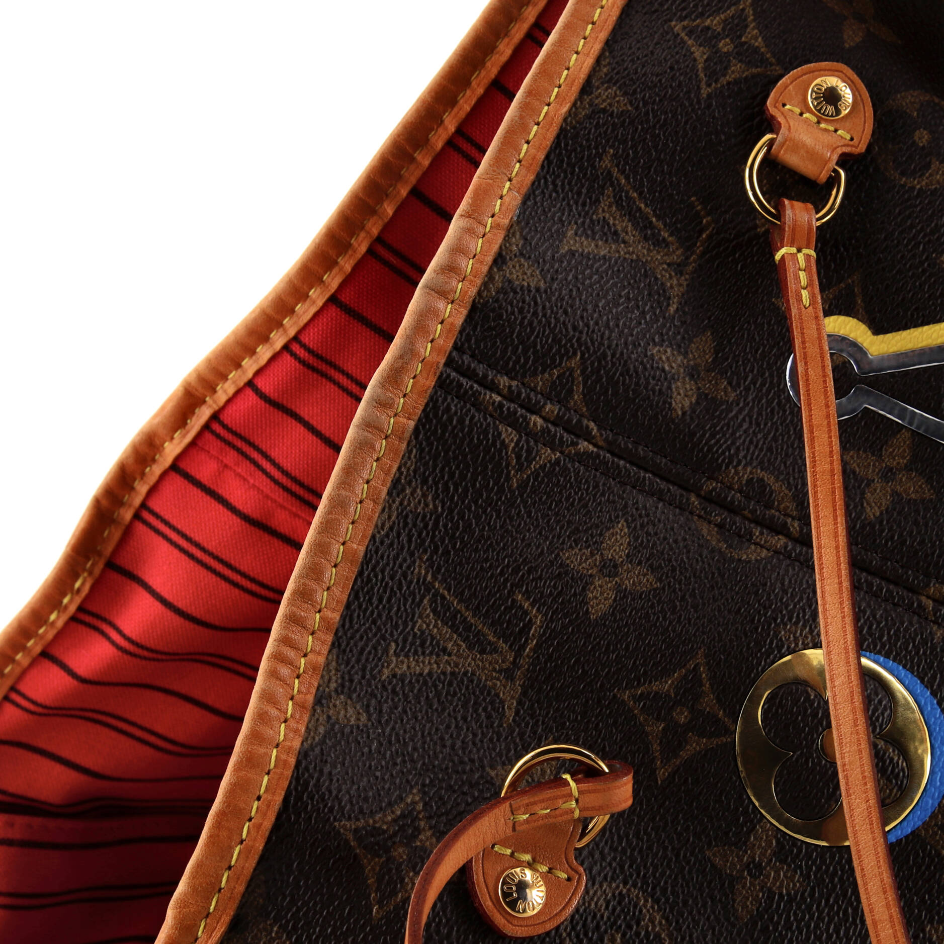 Louis Vuitton Neverfull NM Tote Limited Edition Love Lock Monogram Canvas MM