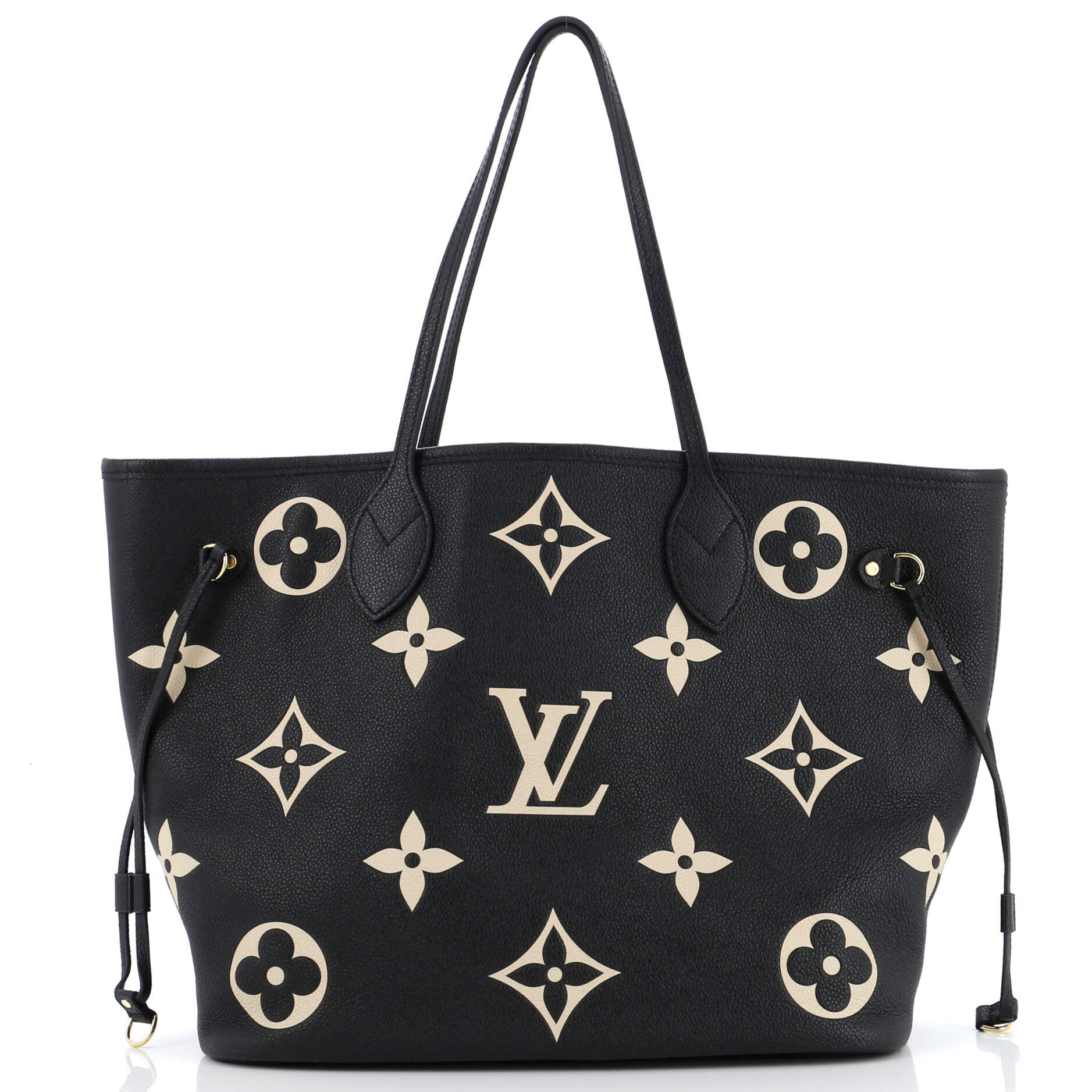 Louis Vuitton Neverfull NM Tote Bicolor Monogram Empreinte Giant MM