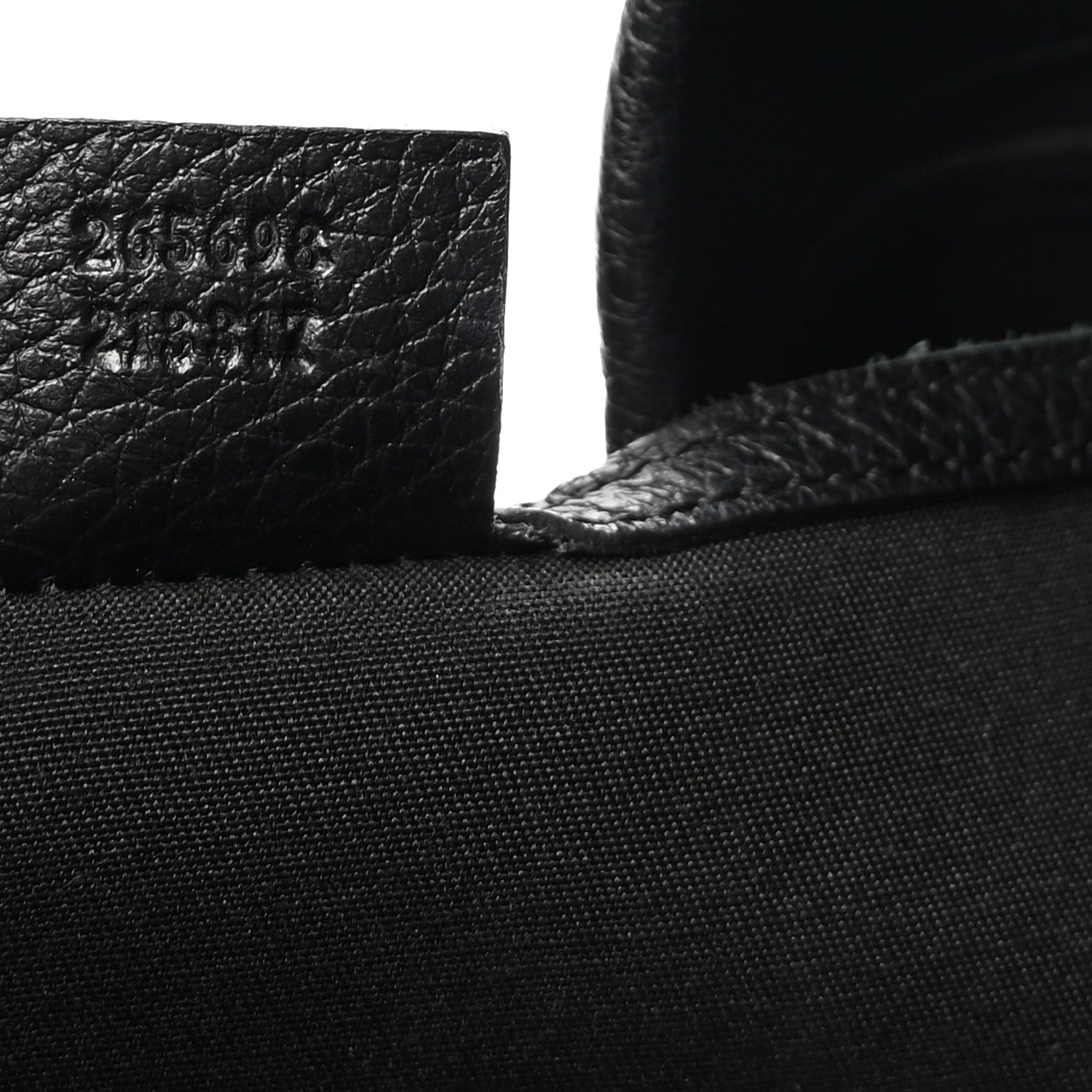 Pebbled Calfskin Large Joy Shoulder Bag Black
