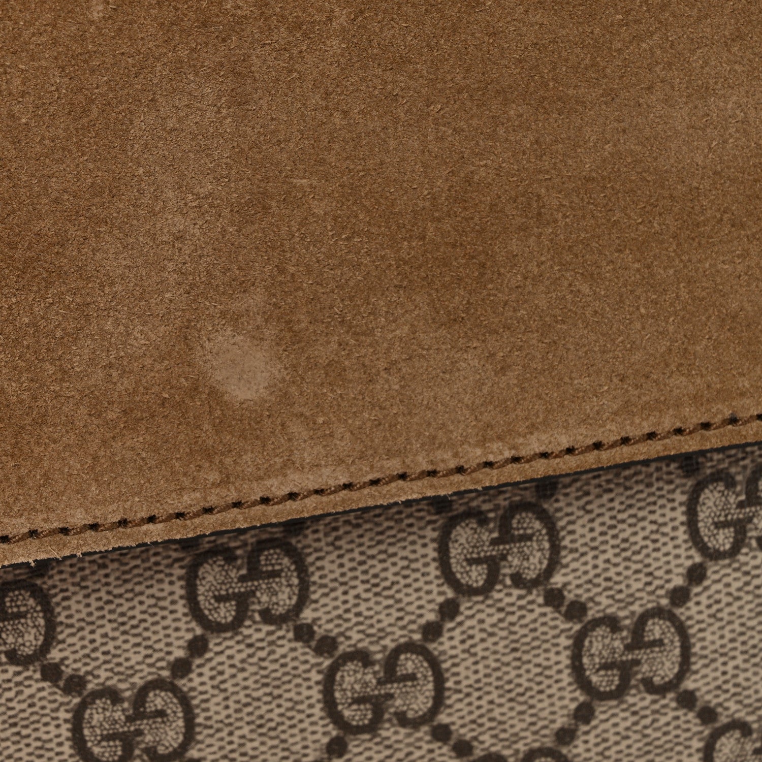 GG Supreme Monogram Small Dionysus Shoulder Bag Taupe