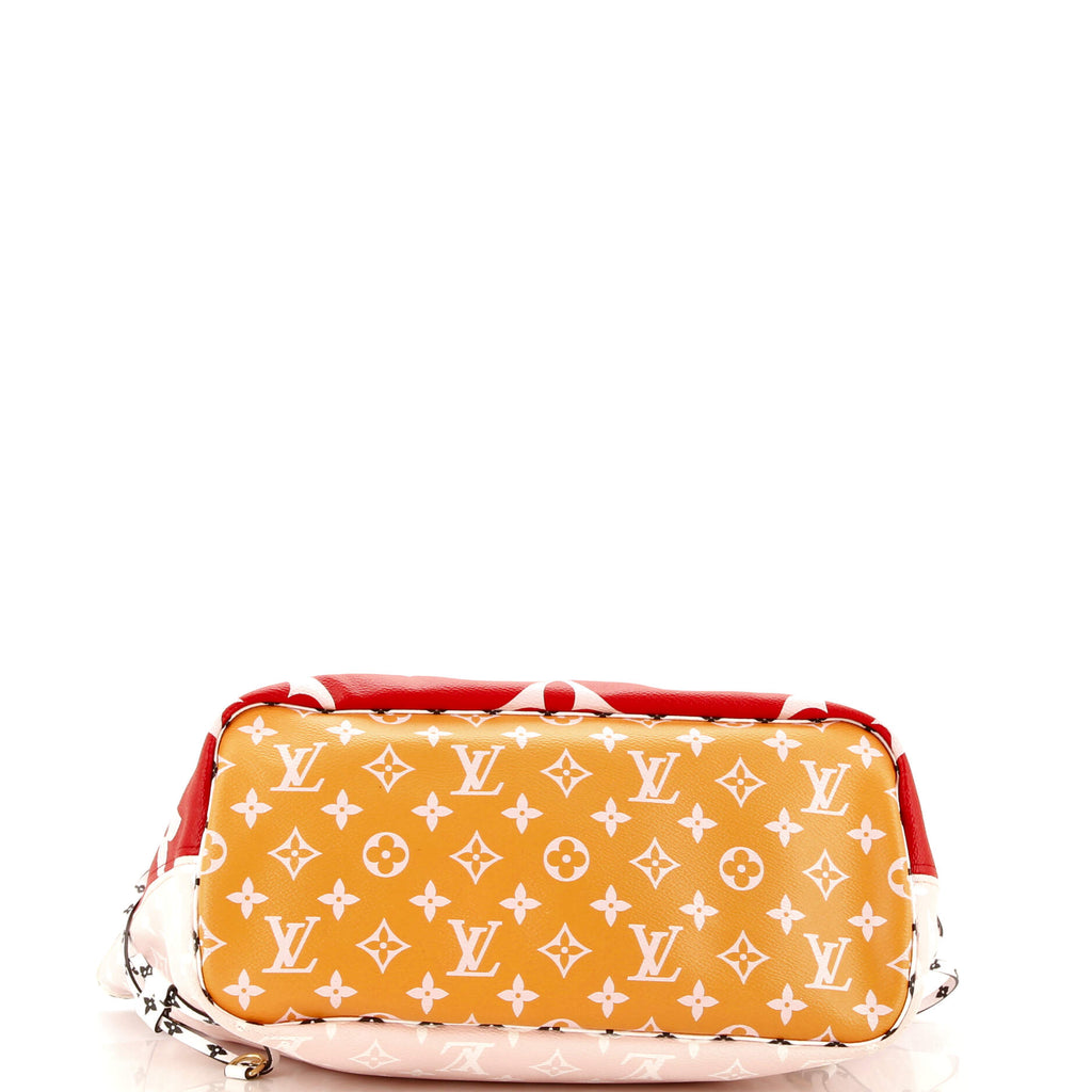 Louis Vuitton Neverfull NM Tote Limited Edition Colored Monogram Giant MM