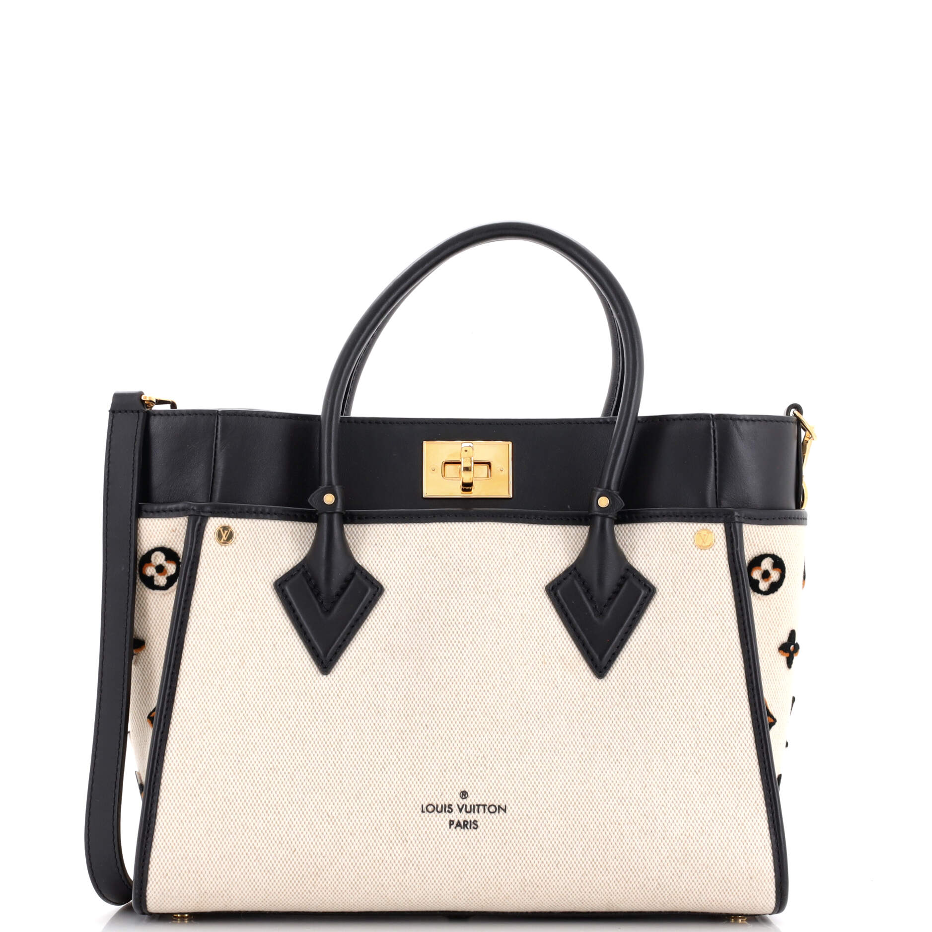 Louis Vuitton On My Side Tote Monogram Tufted Canvas MM