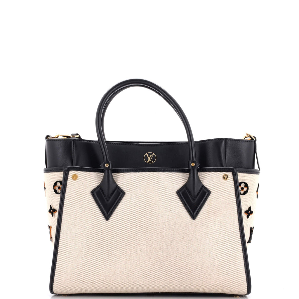 Louis Vuitton On My Side Tote Monogram Tufted Canvas MM