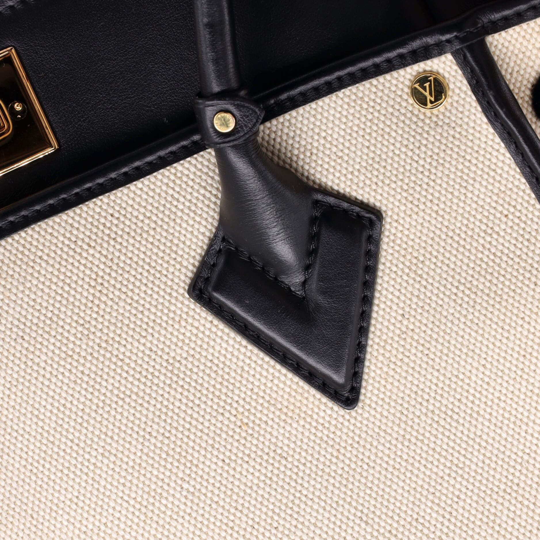 Louis Vuitton On My Side Tote Monogram Tufted Canvas MM
