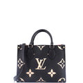 Louis Vuitton OnTheGo Tote Bicolor Monogram Empreinte Giant PM