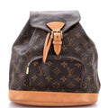 Louis Vuitton Vintage Montsouris Backpack Monogram Canvas MM