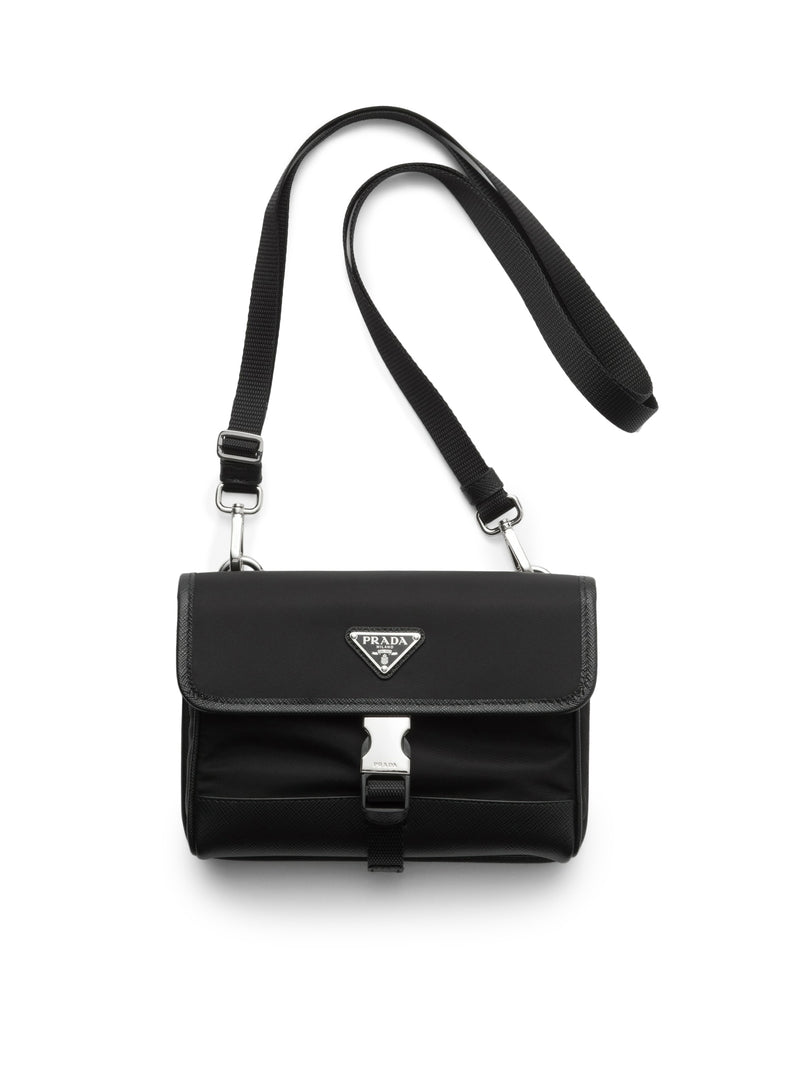 Prada Men Re-Nylon And Saffiano Smartphone Holder