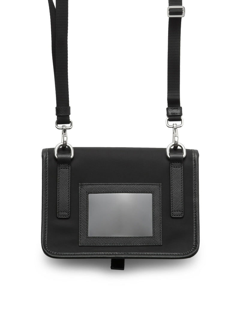 Prada Men Re-Nylon And Saffiano Smartphone Holder