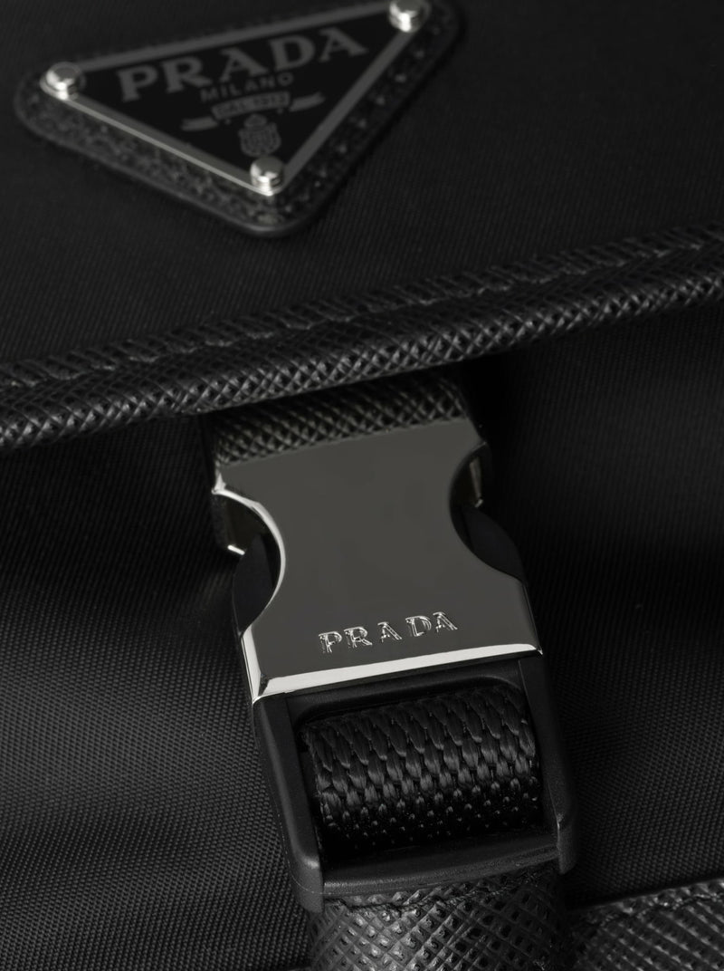 Prada Men Re-Nylon And Saffiano Smartphone Holder