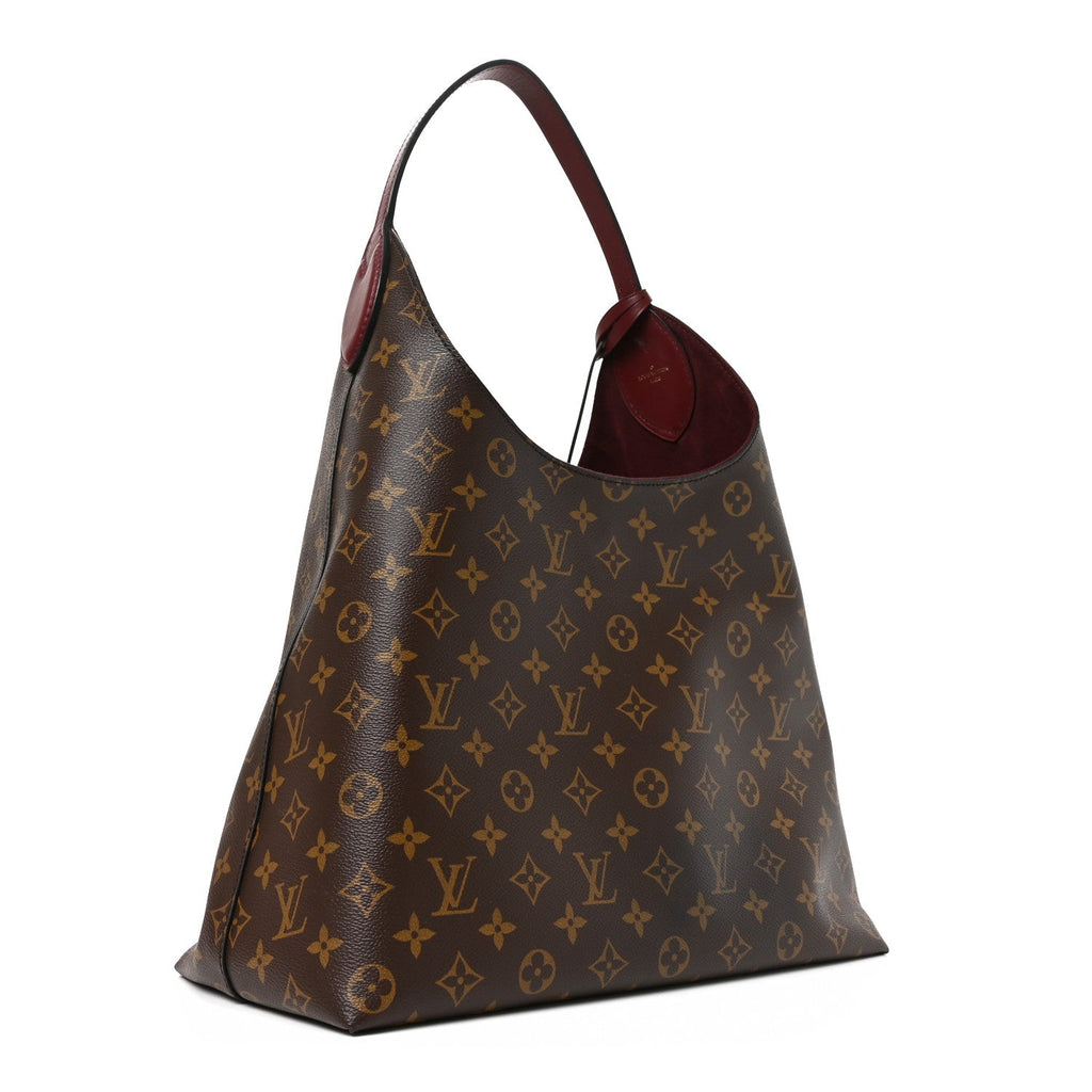 Monogram Flower Hobo Bordeaux