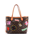 Louis Vuitton Neverfull NM Tote Limited Edition Patches Monogram Canvas MM