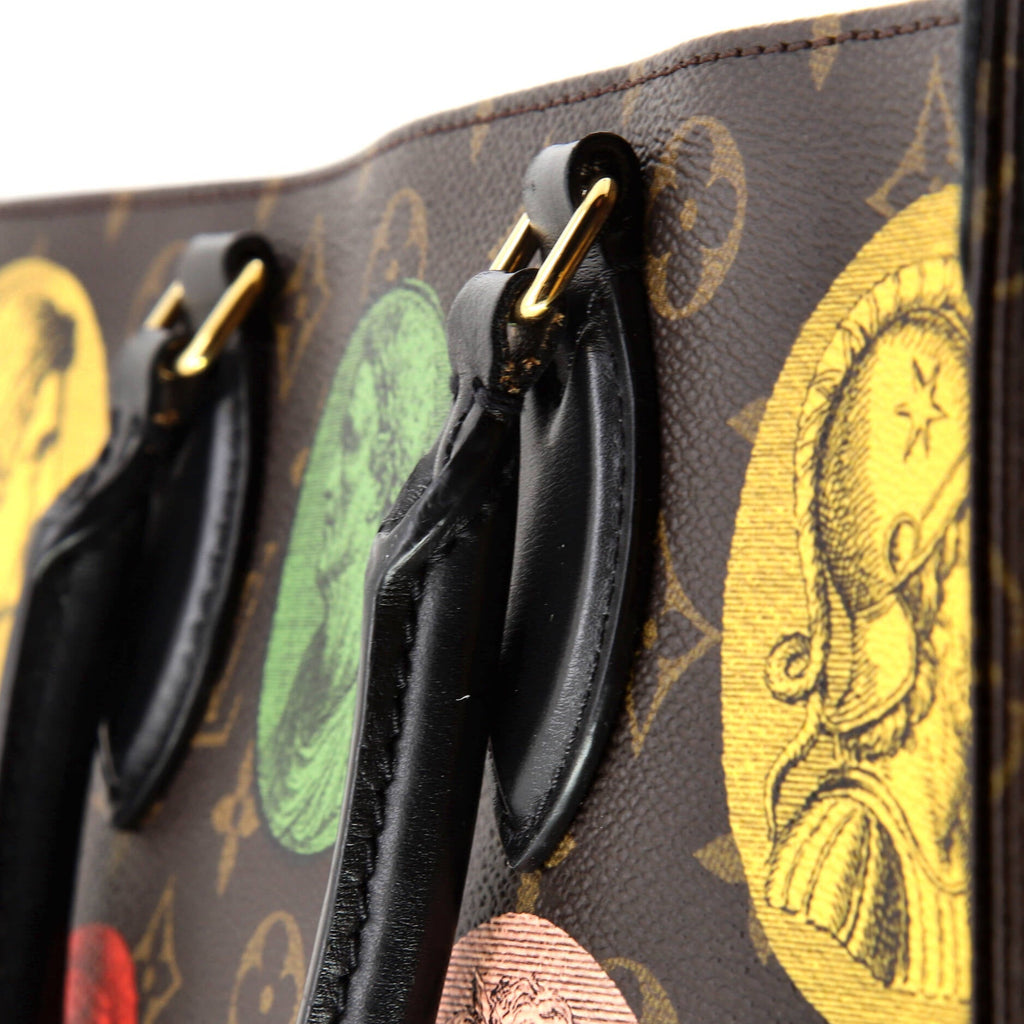 Louis Vuitton OnTheGo Tote Limited Edition Fornasetti Cameo Monogram Canvas MM