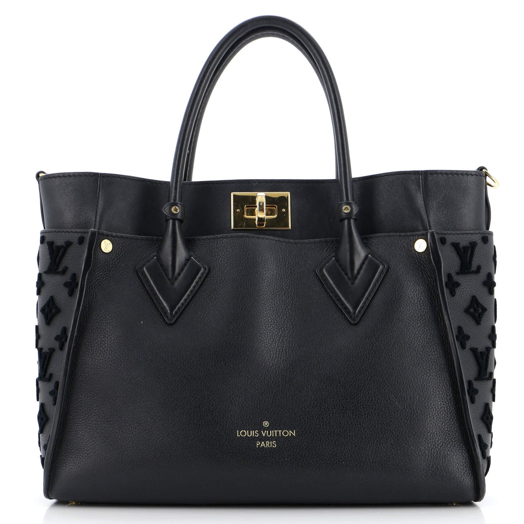 Louis Vuitton On My Side Tote Monogram Tuffetage Leather MM