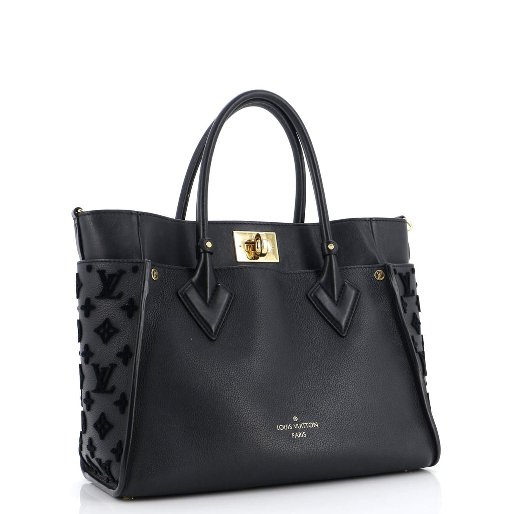 Louis Vuitton On My Side Tote Monogram Tuffetage Leather MM