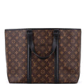 Louis Vuitton Weekend Tote Macassar Monogram Canvas PM