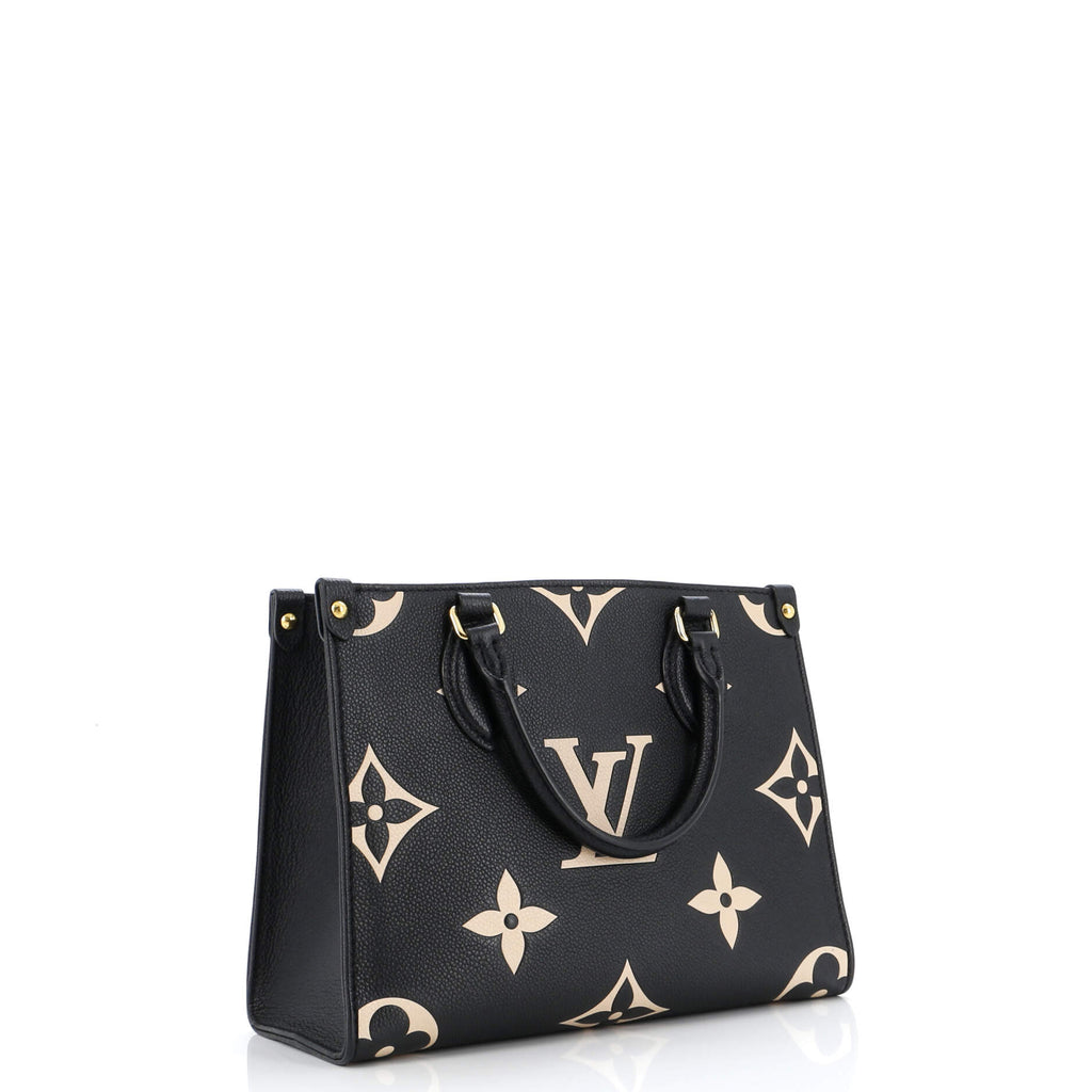 Louis Vuitton OnTheGo Tote Bicolor Monogram Empreinte Giant PM