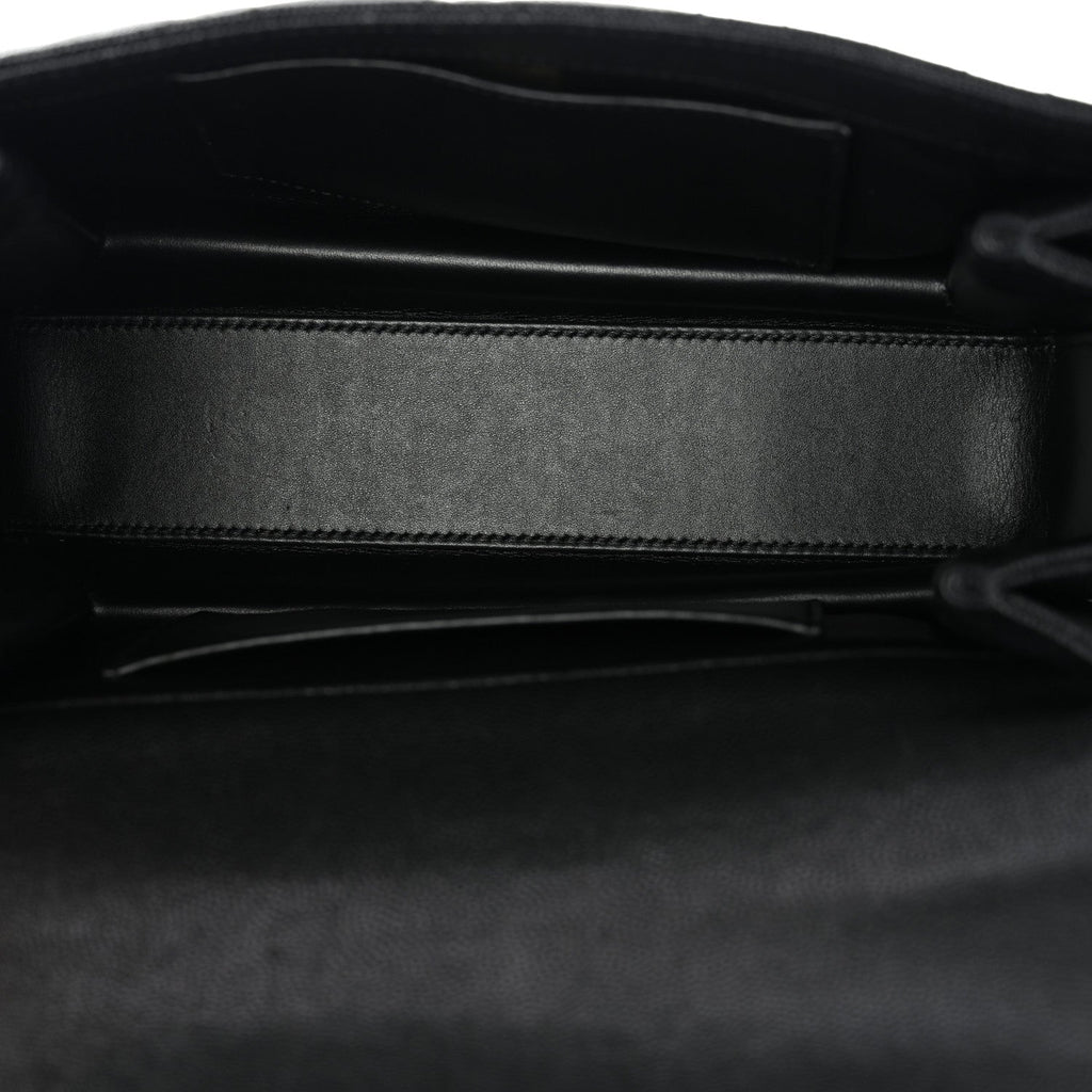 Caviar Quilted Coco First Flap Black