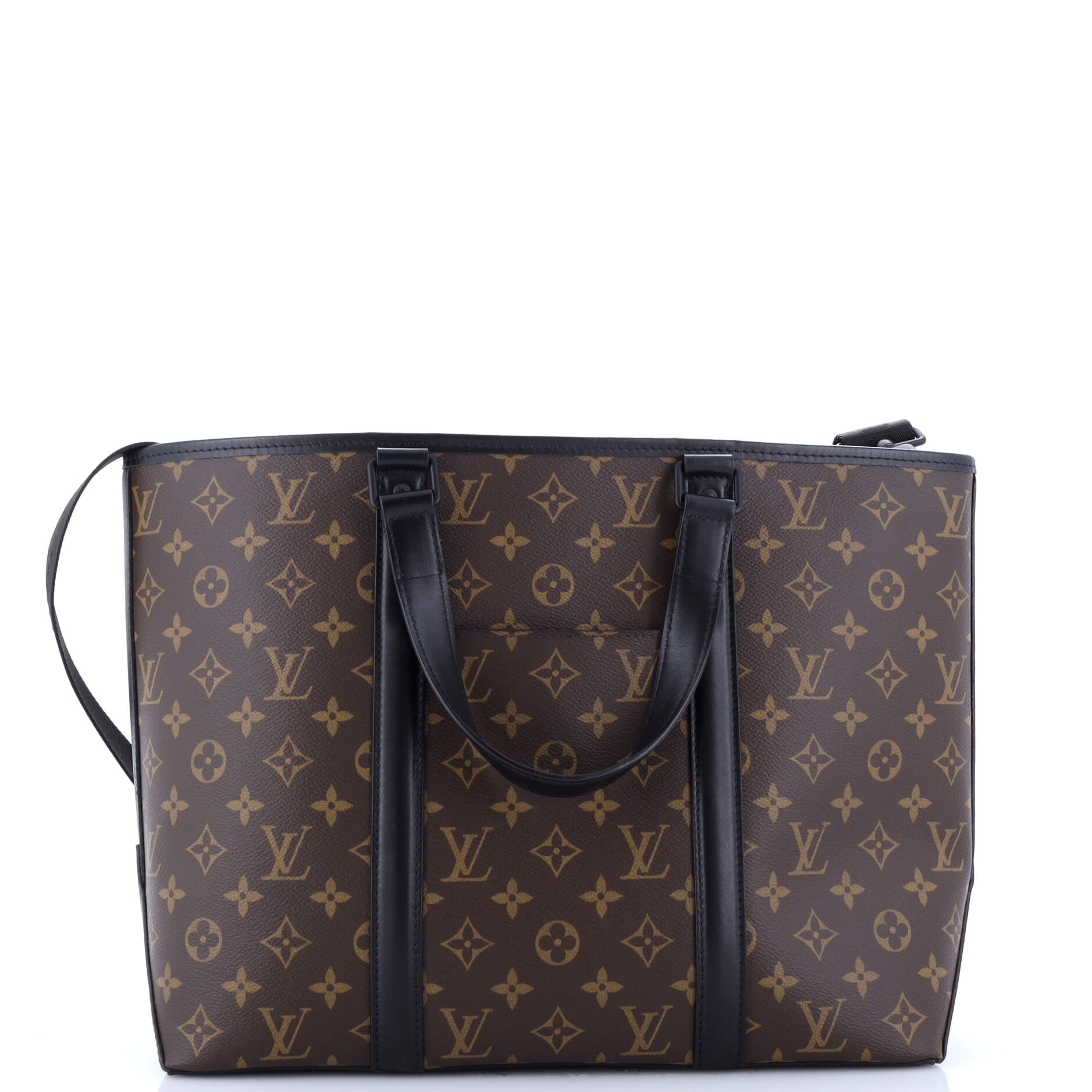 Louis Vuitton Weekend Tote Macassar Monogram Canvas PM