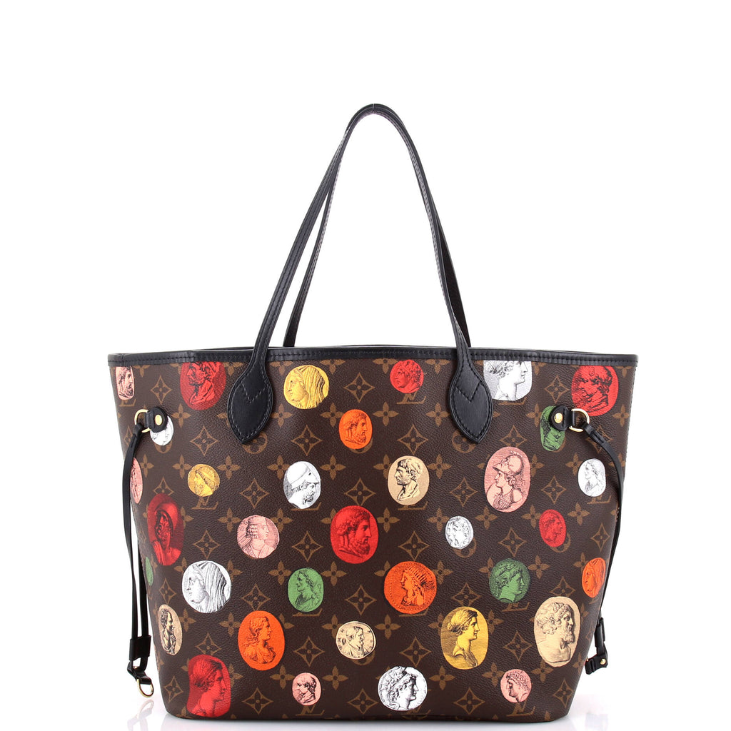 Louis Vuitton Neverfull NM Tote Limited Edition Fornasetti Cameo Monogram Canvas MM
