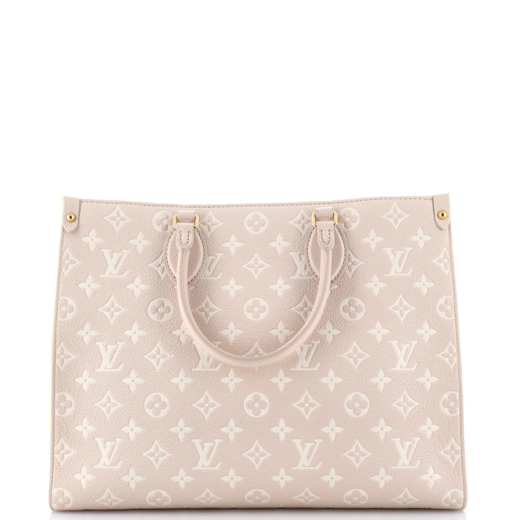 Louis Vuitton OnTheGo Tote Spring in the City Monogram Empreinte Leather MM
