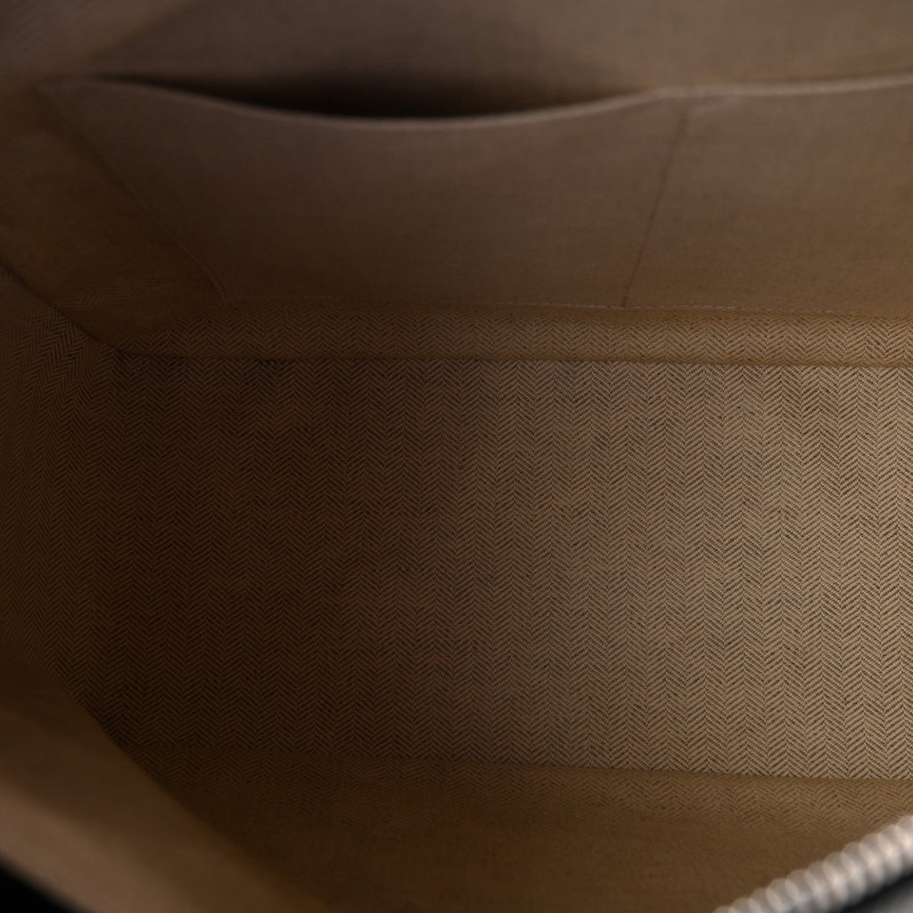 Grained Calfskin Large Puzzle Bag Black