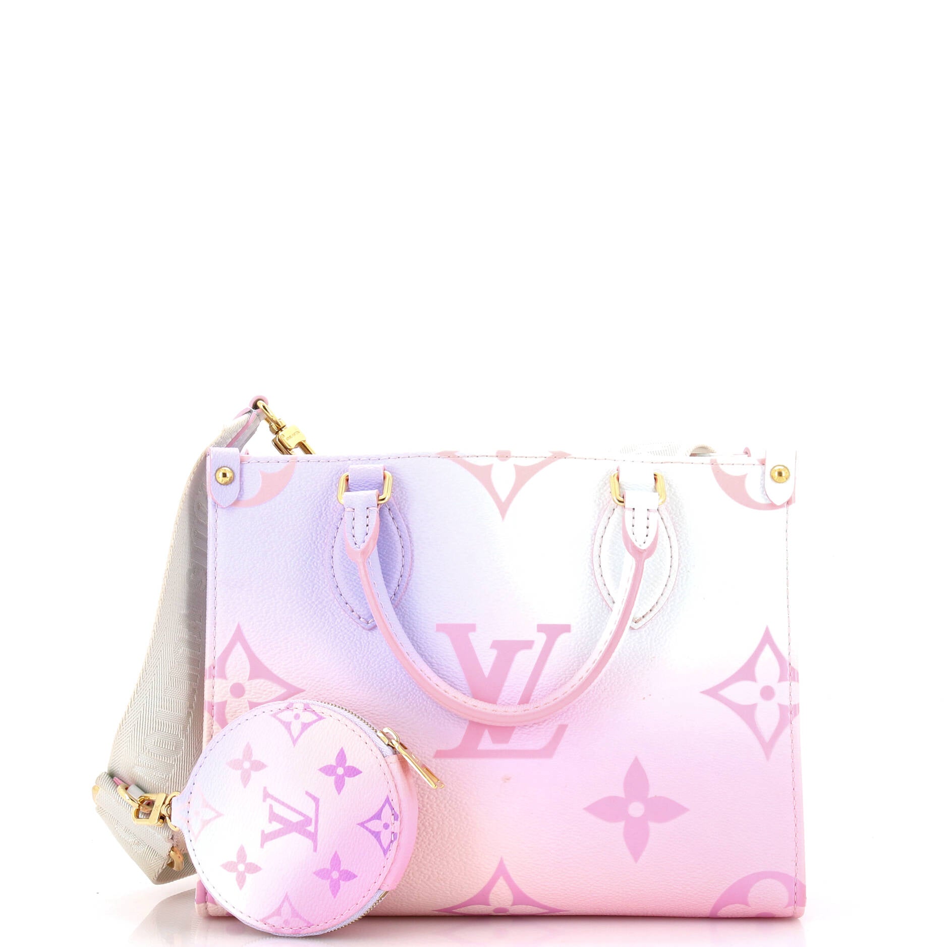 Louis Vuitton OnTheGo Tote Spring in the City Monogram Giant Canvas PM